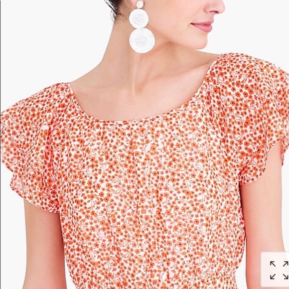J. Crew Factory tiered floral dress - Picture 2 of 8